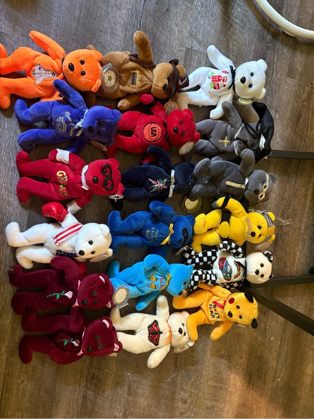 Collectible Multicolor Plush Bears